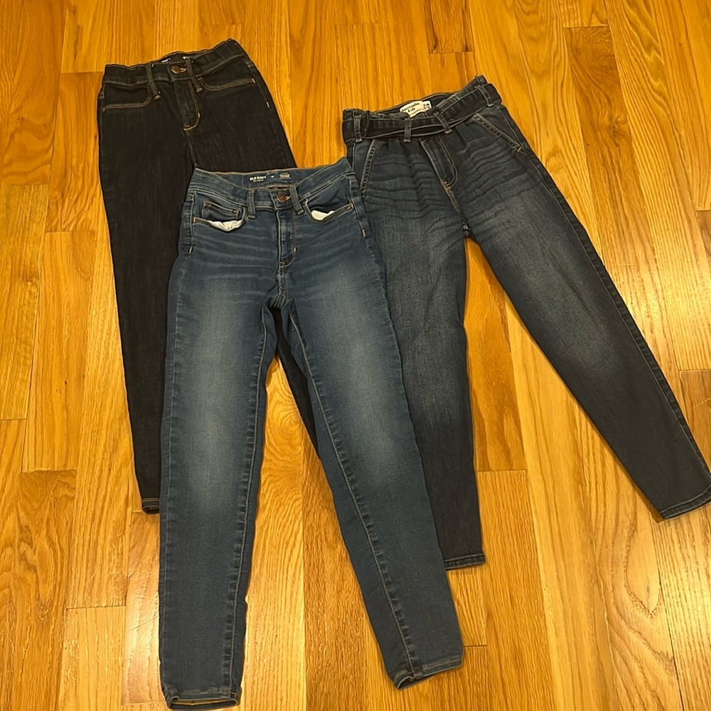 3 Pairs EUC Denim Pants/Leggings